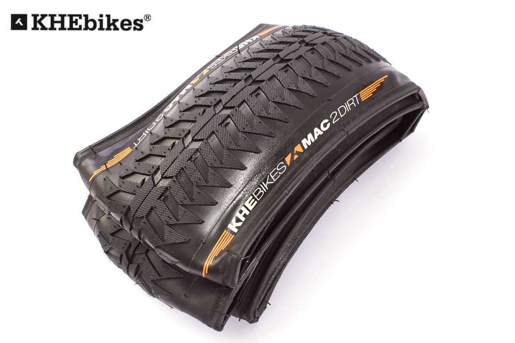 KHE MAC 2 DIRT 20" x 2.20 BMX BIKE FREESTYLER RAMP KEVLAR FOLDING HIGH QUALITY TYRE BLACK