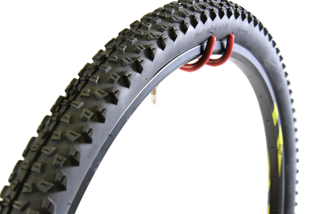 A 29" x 2.10 (622-54) Coyote Folding Mountain Bike MTB Tyre, Aramid Bead So Folds Easily