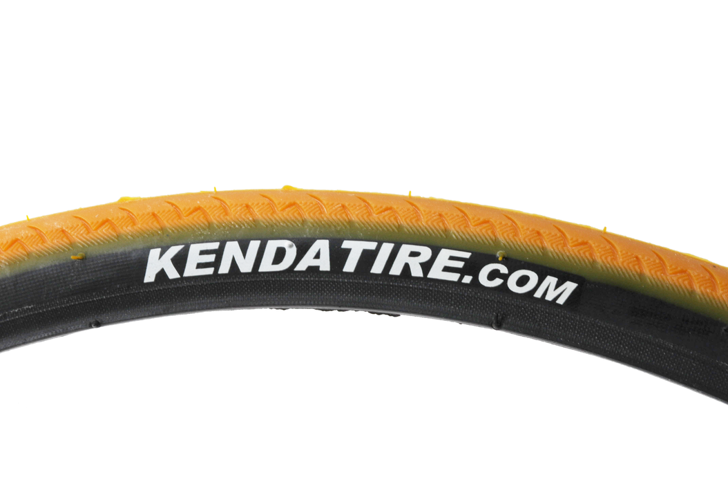 KENDA K-196 KONTENDER 26 x 1.0 WHEELCHAIR OR ROAD BIKE TYRE YELLOW & BLACK SLICK