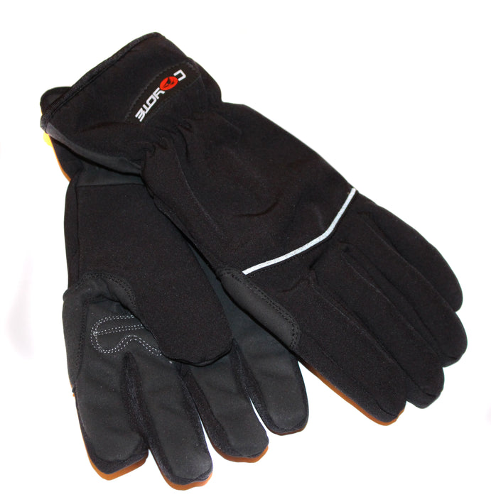 Urban Winter Gloves,cycling,walking,thick Padded Warm Black Reflective Last Few