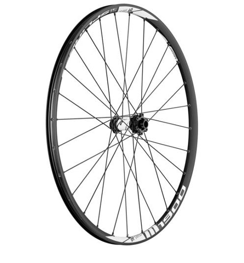 DT SwissM 1900 27.5” Front Wheel 15mm Axle- 28 Spoke with QR Spindle, Axle Conversion and Rim Tape