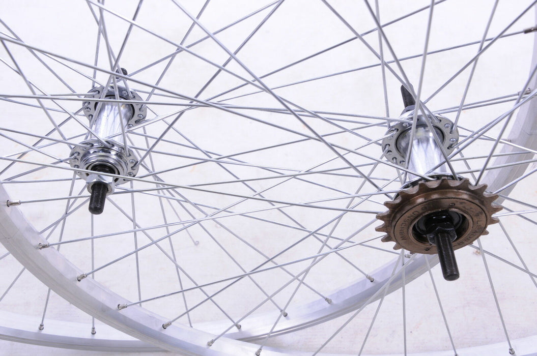 Pair 26 x 1 3-8 Wheels To Convert Your Raleigh Caprice To Single Speed + Freewheel Also Suit Any 26” Vintage Tourist Bike