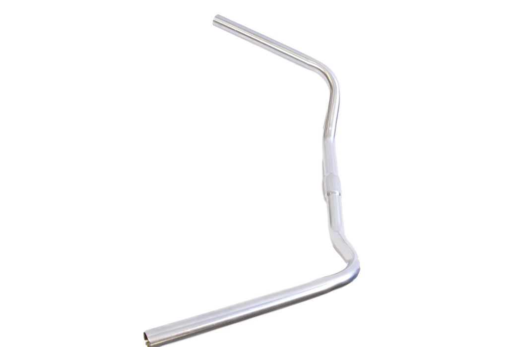 Sit Up & Ride Dutch Style North Road Traditional Bike Handlebars Silver Finish 620mm Wide
