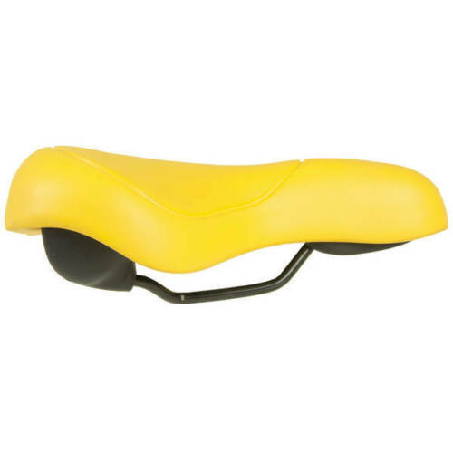 Yellow Super Comfort Wide Eva Soft Padded Bicycle Saddle Ladies - Men's Bike Seat