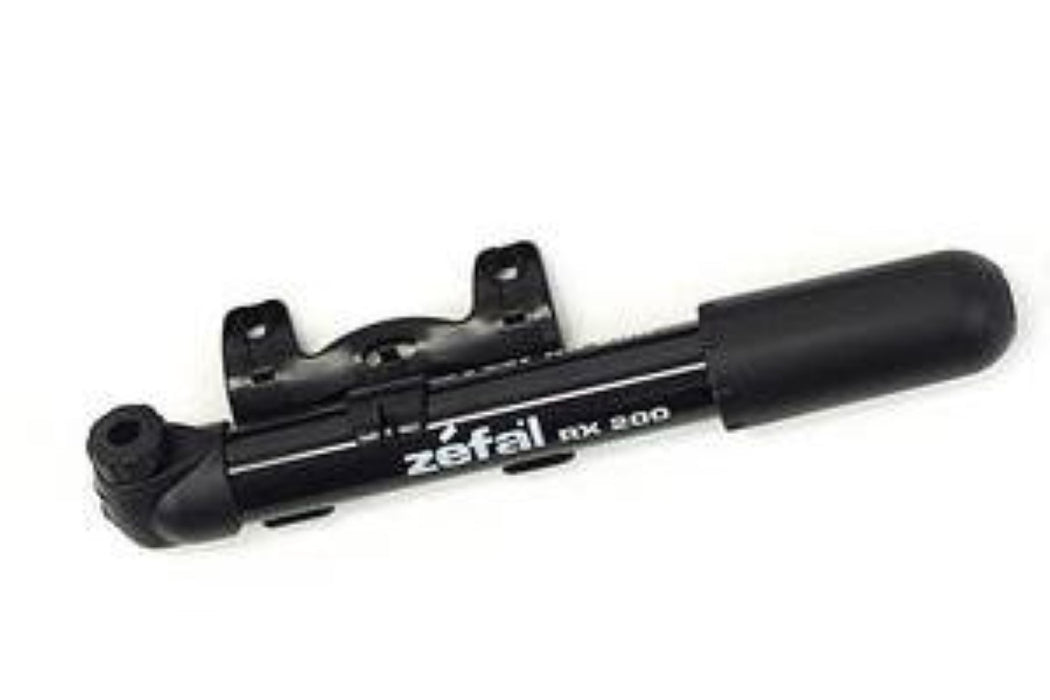 ZEFAL RX200 Mini Pump Reversible Valve Fits All Bikes 225mm Long plus Mounting Bracket