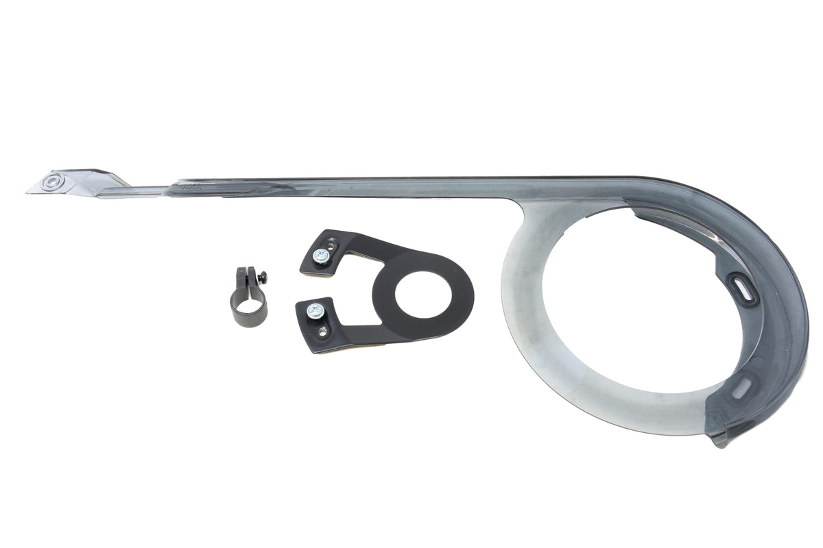 how to install a chainguard, when the chainring doesn't have
