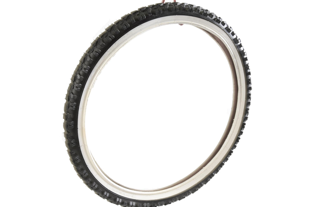 24 x 1.95 (54-507) Whitewall Bike Tyre As Fittted On Raleigh Hotrod Etc Suit All 24” MTB
