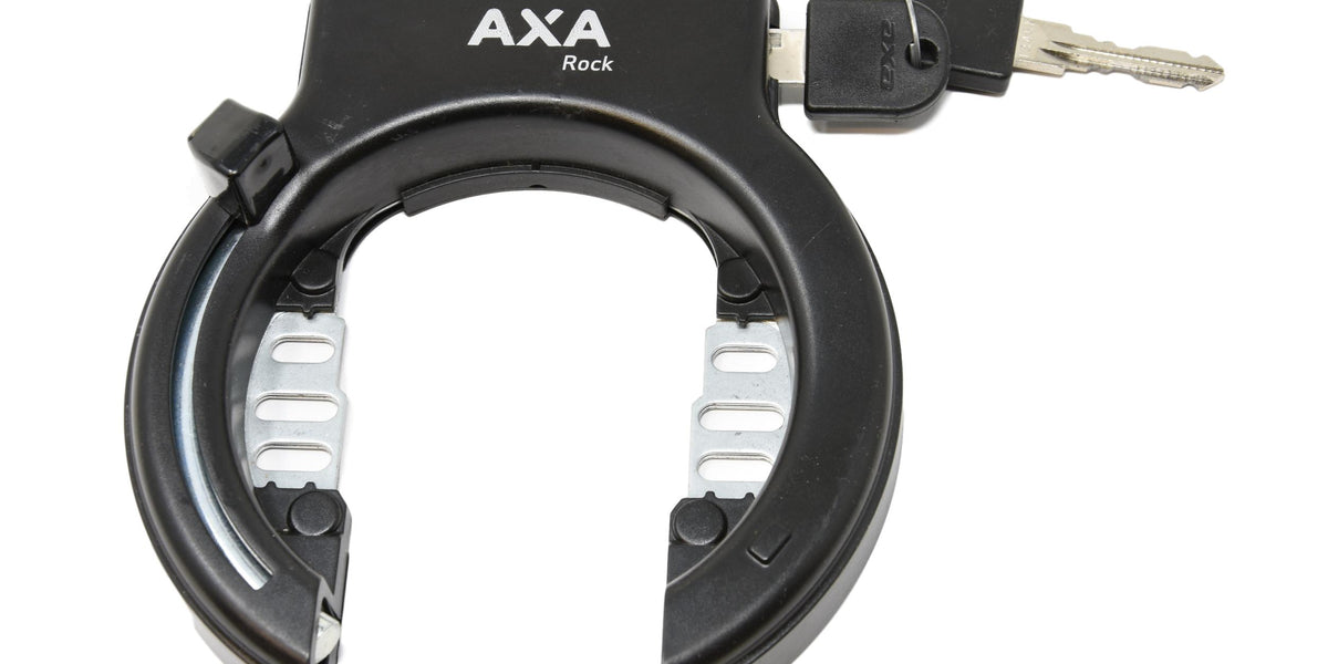 AXA BASTA CYCLE HORSESHOE TYPE ROCK LOCK FRAME MOUNT DUTCH BIKE NURSES