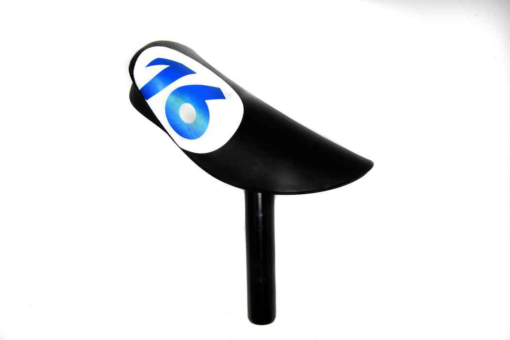 Cross Trainer Short Saddle Fitted With 27.2mm Seat Post Black with Logo