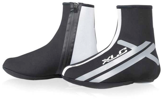 XLC 2mm NEOPRENE OVERSHOES BLACK AND WHITE IDEAL FOR WINTER WEATHER (UK SIZE 4-5 EU SIZE 37-38)