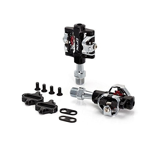PAIR XLC MTB OR ANY BIKE PEDALS SPD DOUBLE SIDED CLEAT SYSTEM WITH CLEATS £20 OFF