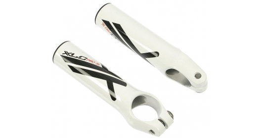 ULTRA LIGHT XLC PRO MTB WHITE BAR ENDS STRAIGHT WITH PLUGS ONLY 58 GRAMS! £10 OFF
