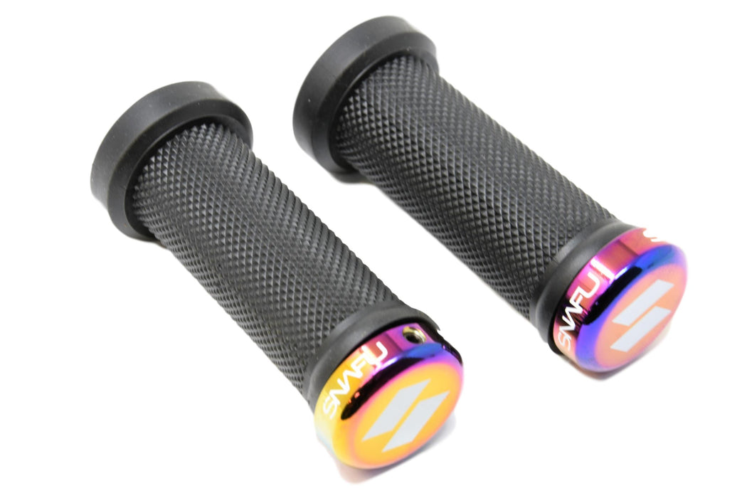 SNAFU JET FUEL BMX HANDLEBAR GRIPS THE ULTIMATE DOUBLE LOCK-ON GRIPS 95mm RRP £29.99