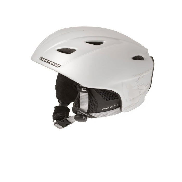 Cratoni Wanaha Lightweight Snow Sports - Snowboard Helmet: White-Silver Matte - L-XL (59-62cm) – EX DISPLAY