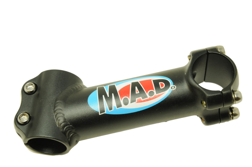 M.A.D 31.8mm A-HEAD MTB ALLOY HANDLEBAR STEM 1 1-8” (28.6mm) 55mm QUILL BLACK SALE