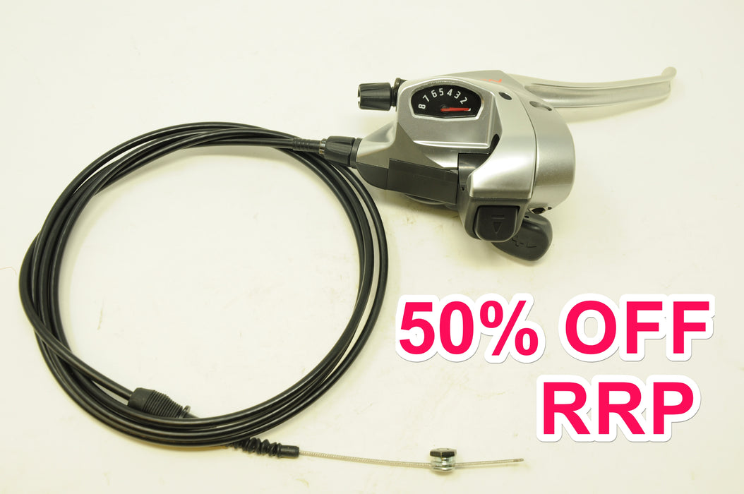 8 SPEED SHIMANO NEXUS ST-8S20 TAP FIRE SHIFTER+BRAKE LEVER (1600mm) FOR INTER 8 HUBS 50% OFF RRP