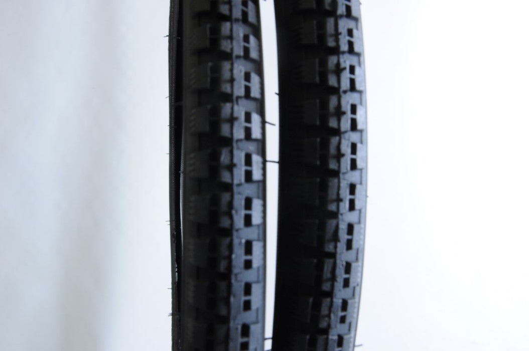 PAIR (2) Moulton Tyres Raleigh Record 16 x 1 3-8 All Black Suits All Model Moultons