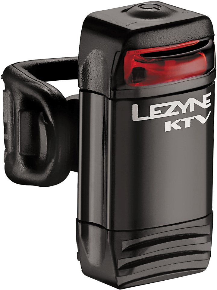 Lezyne KTV Drive Clip-On Rear Bike Light USB Rechargeable Black