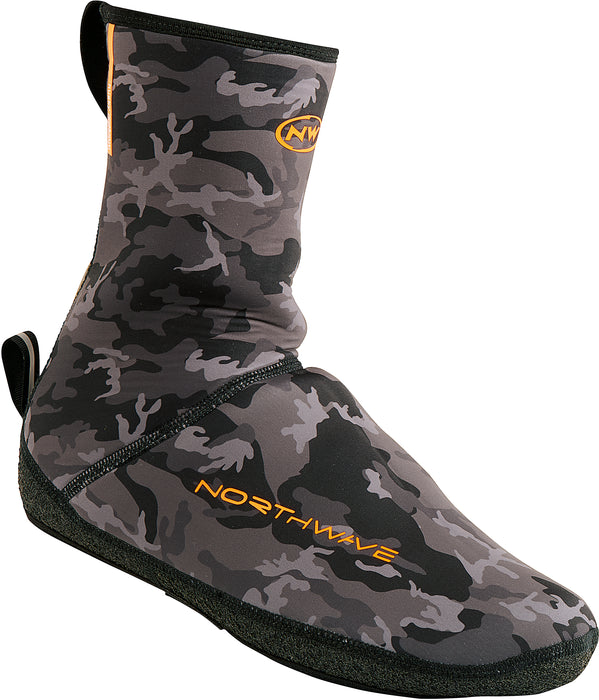 Northwave Husky Waterproof Cycling Overshoes - Shoe Covers Camo – Size: UK 2.5 – 4.5