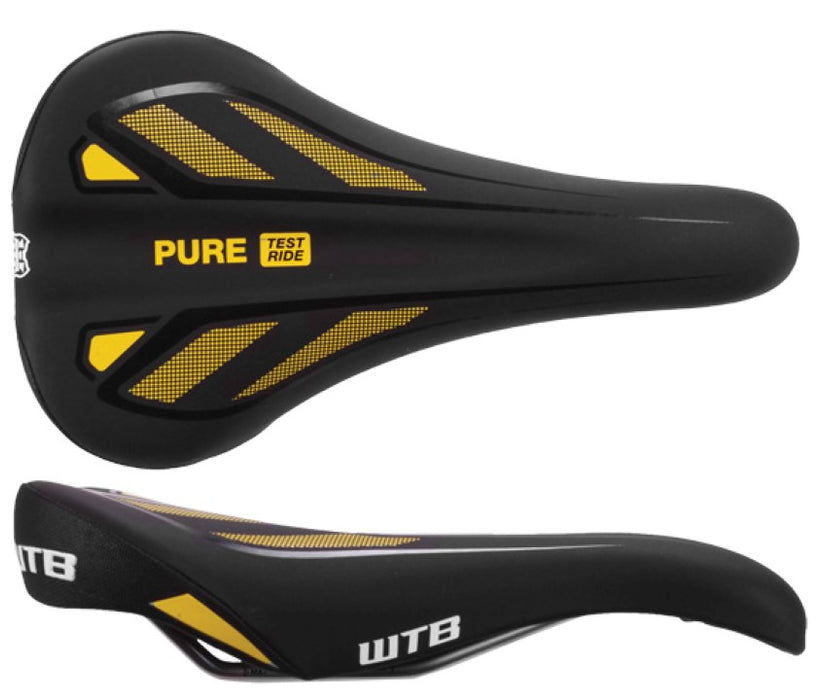 WTB Pure V Black & Yellow Test Ride MTB Saddle