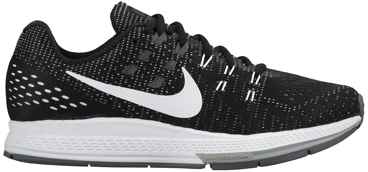 Nike Womens Air Zoom Structure 19 Running Shoes UK 2.5 Black - White