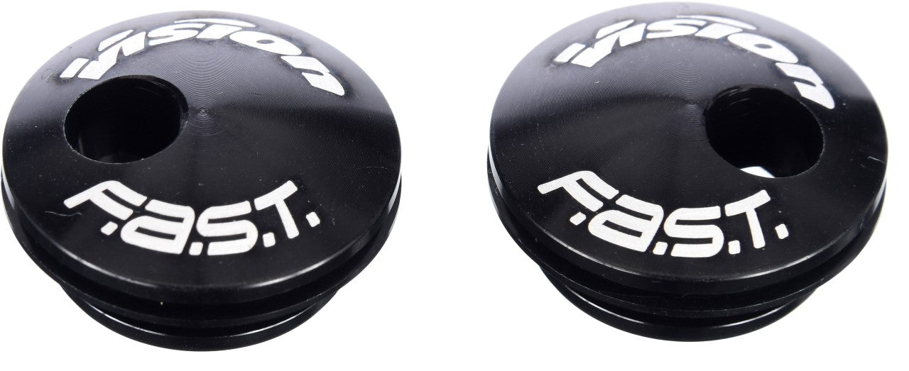 Vision F.A.S.T System Handlebar End Caps With Internal Cable Routing (Pair)