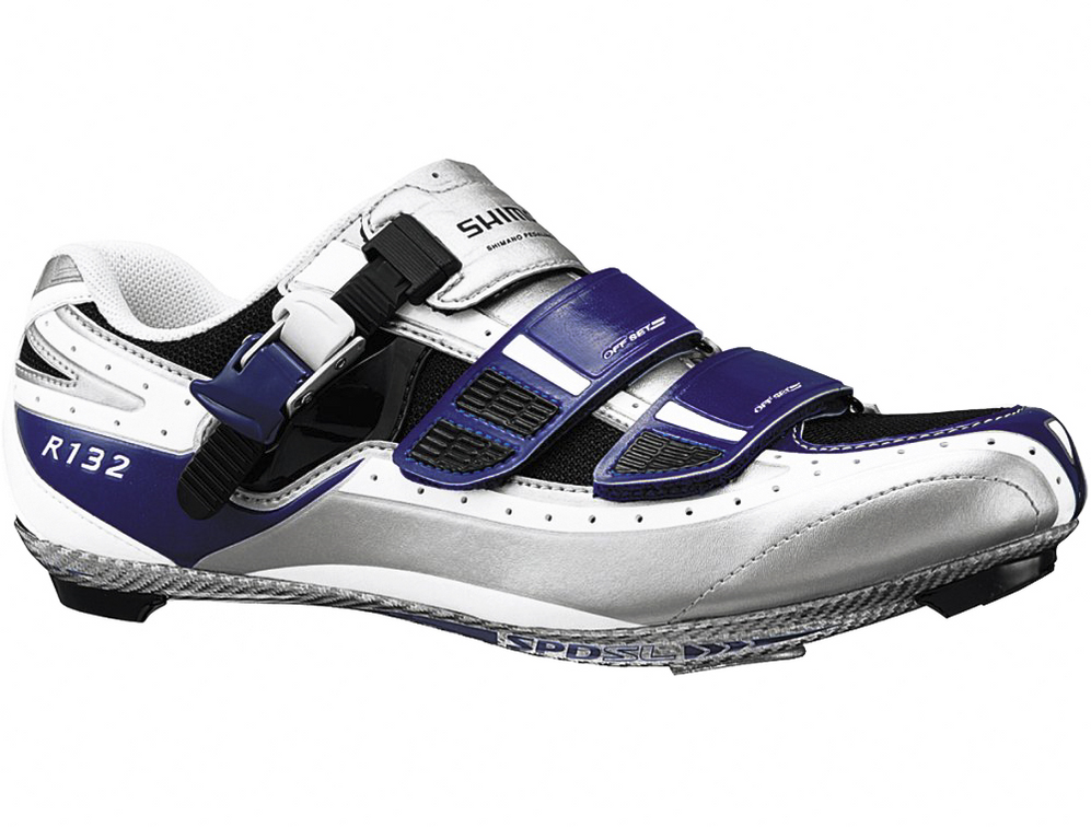 Shimano R132 SPD-SL Road Shoes White/ Blue – UK 3, EU 36