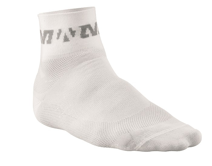 Mavic Cycling Race Socks Size 2-5 UK 35-38 EU - White