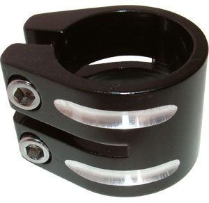 Brand-X Double Bolt Seat Clamp Black 28.6mm