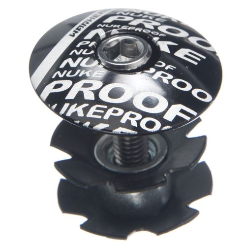 Nukeproof Fork Top Cap and Star Nut 1.5” Black
