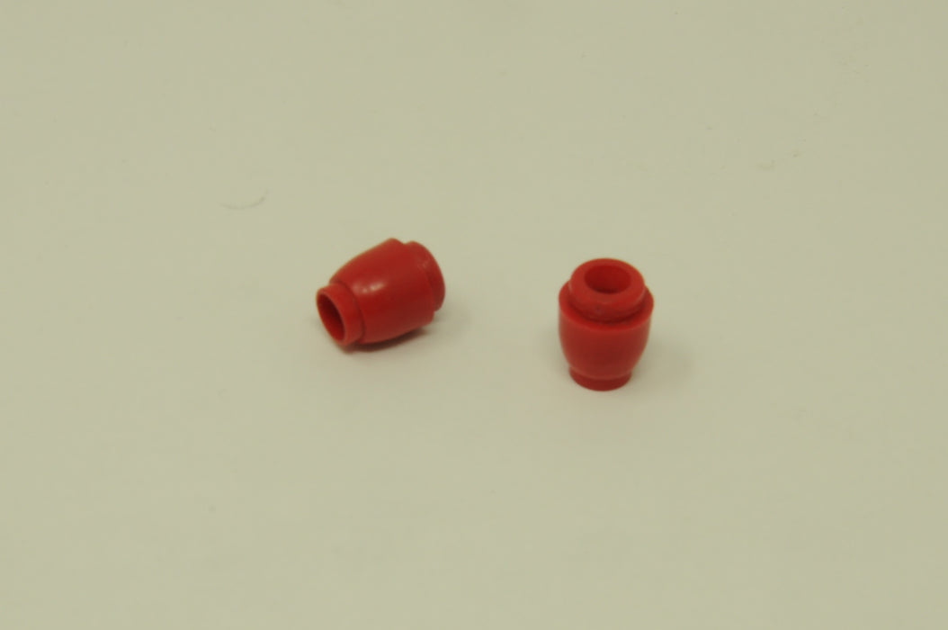 Pair DIA COMPE Type Red Plastic Brake Lever Cable Outer Stop Reducer Ferrules Rare