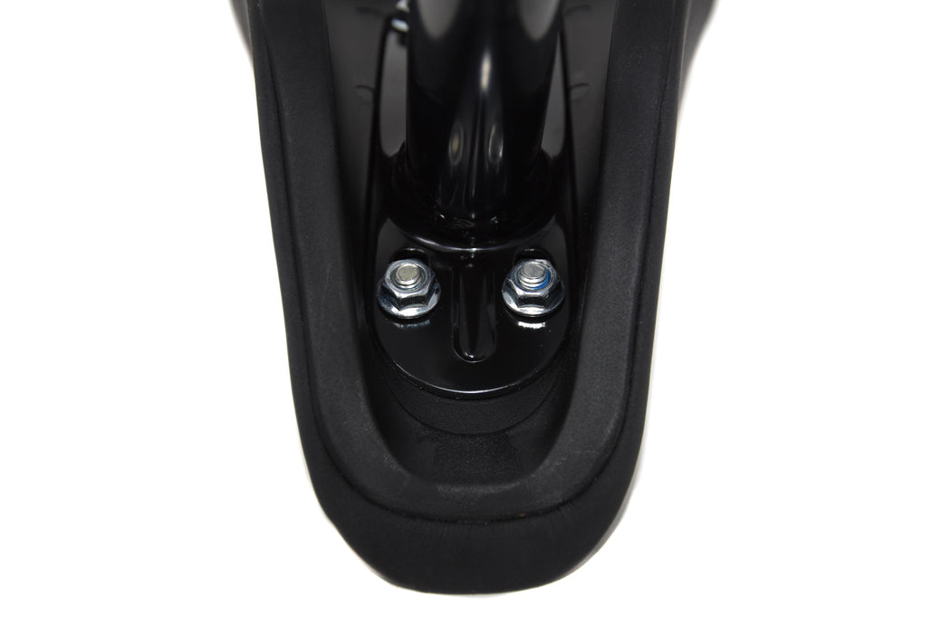 Cross Trainer Short Saddle Fitted With 27.2mm Seat Post Black with Reflector