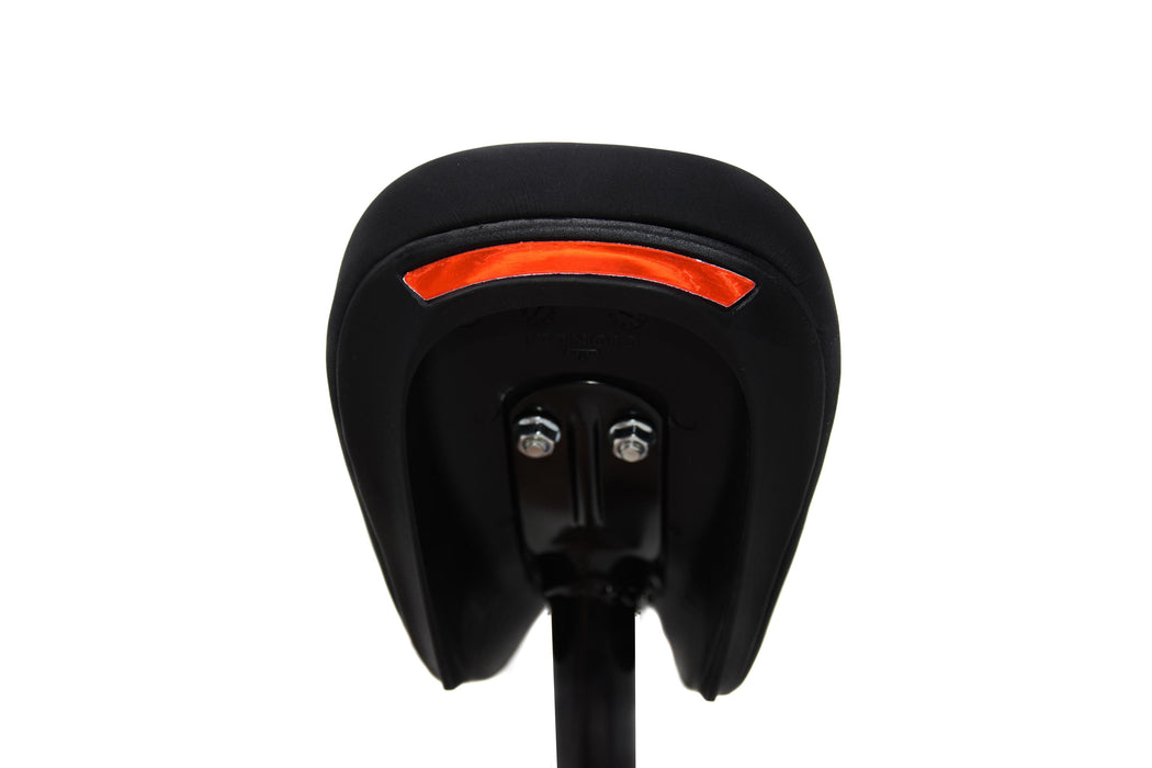 Cross Trainer Short Saddle Fitted With 27.2mm Seat Post Black with Reflector