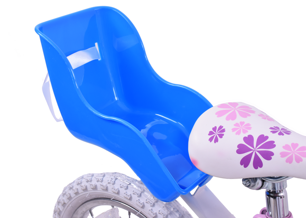 CHILDRENS BIKE IDEAL ACCESSORY PACK DOLLY-TEDDY SEAT,BLUE STREAMERS,LADYBIRD BELL