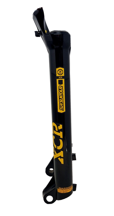 Suntour XCR 29 Boost 34mm 15x110mm Lower Magnesium 29 Wheel Suspension Fork Legs With Gold Decals