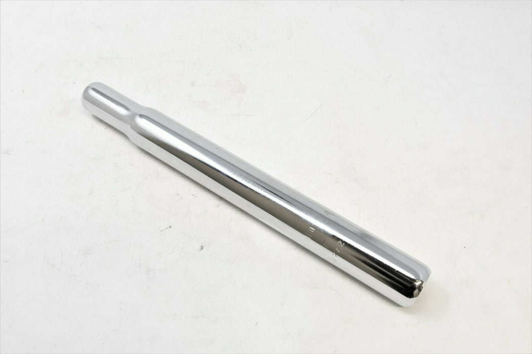 27.2mm SEAT POST SADDLE STEM PIN 250mm 10" CHROME ALL BIKE CANDLE TYPE LOWPRICE