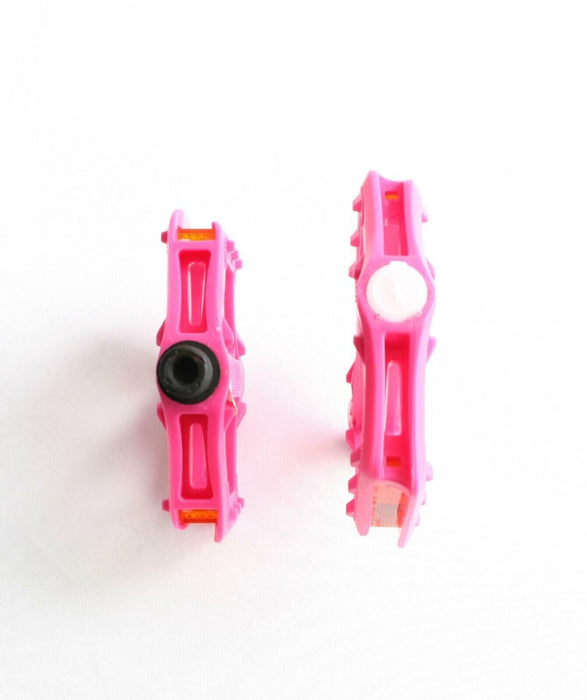 Adults Bicycle Pink Pair 9/16" Large Bike Pedals (100mm X 95mm)
