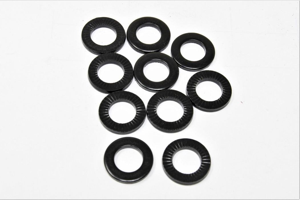 14mm Axle BMX Bike Wheel Spindle Washers 3mm Thickness Black - Select Quantity - 10 or 20