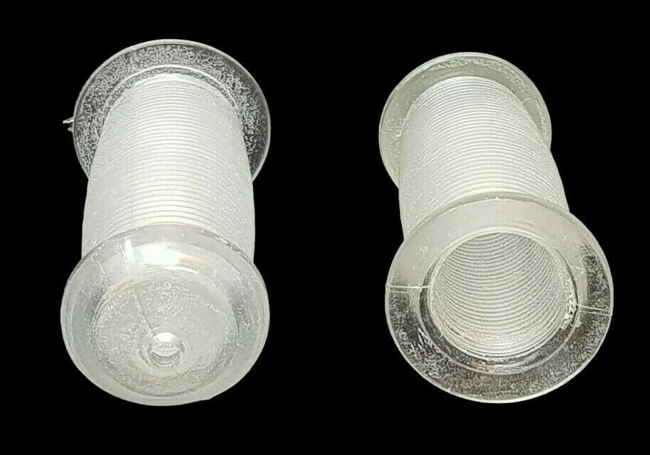 Pair Of Childrens Bike Clear Handle Bar Grips 80mm Kids Scooter Grips For 22.2mm