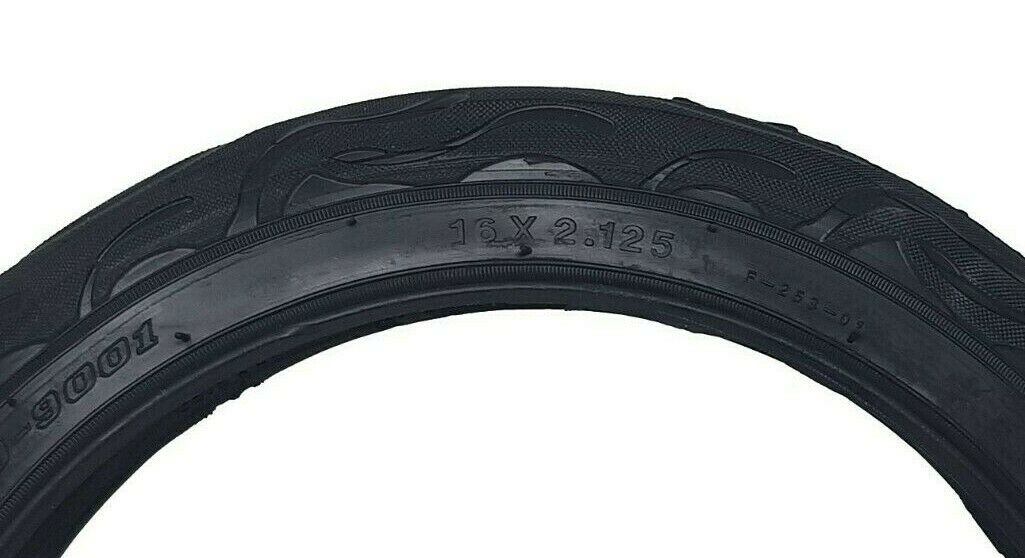 16 x 2.125 (57 - 305) Bmx Black Crusier Bike Dragster Tyre Choose Tyres Or Tubes