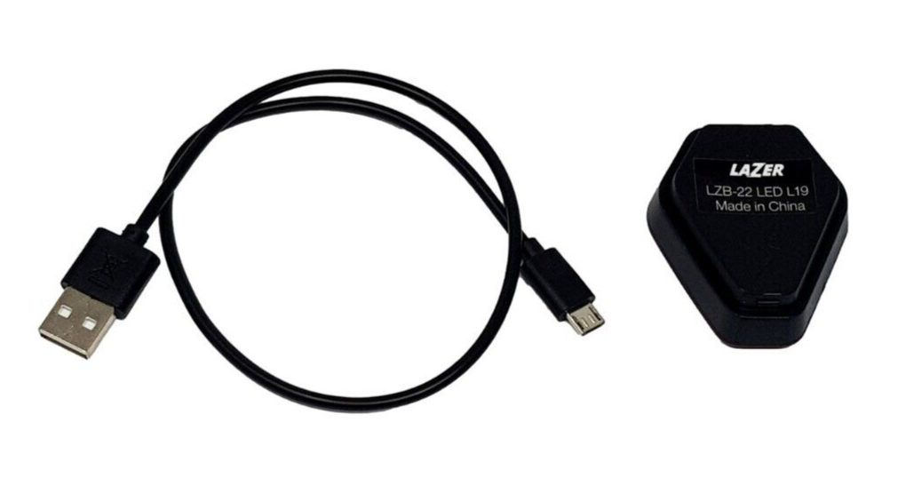 Lazer Sport Urbanize Helmet USB Rechargeable Rear Light LZB-22-LED With Cable