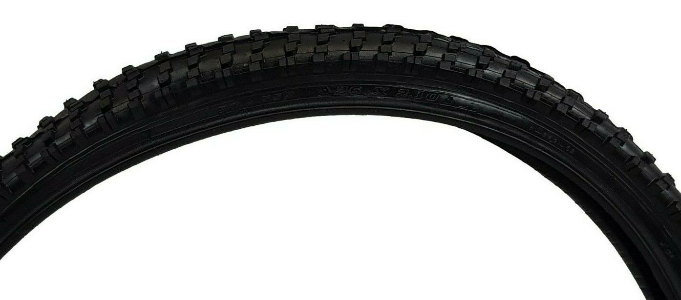 MTB 26 x 2.10 (559 - 54) Mountain Bike Tyre Black-  Choose Tyres, Tubes, Rim Tapes