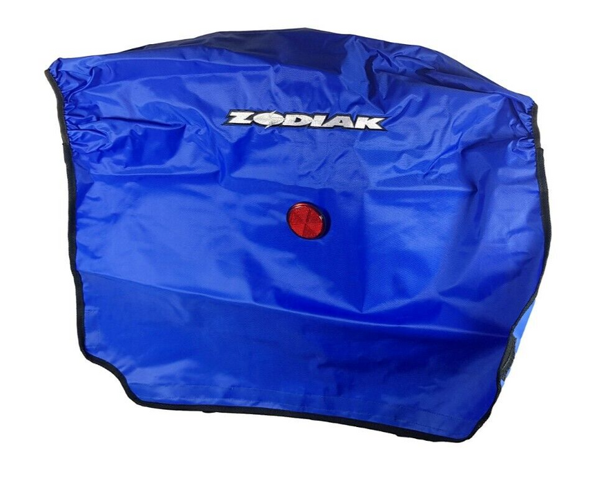 Zodiak Kiddie Bike Trailer Water Proof Cover Blue Front & Rear Panel