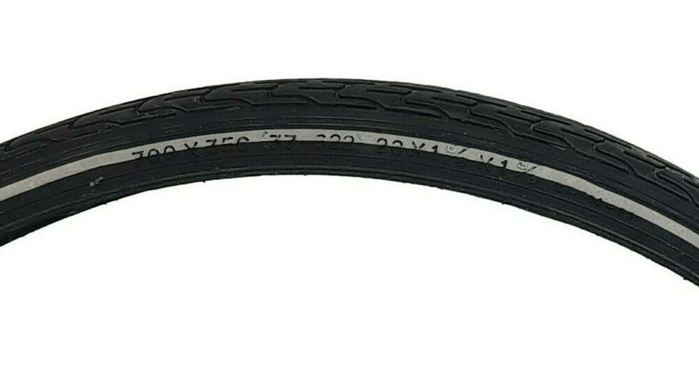 700 x 35 (622 - 37) Single Or Pair Of Hybrid Road Bike Black Tyres With Tubes