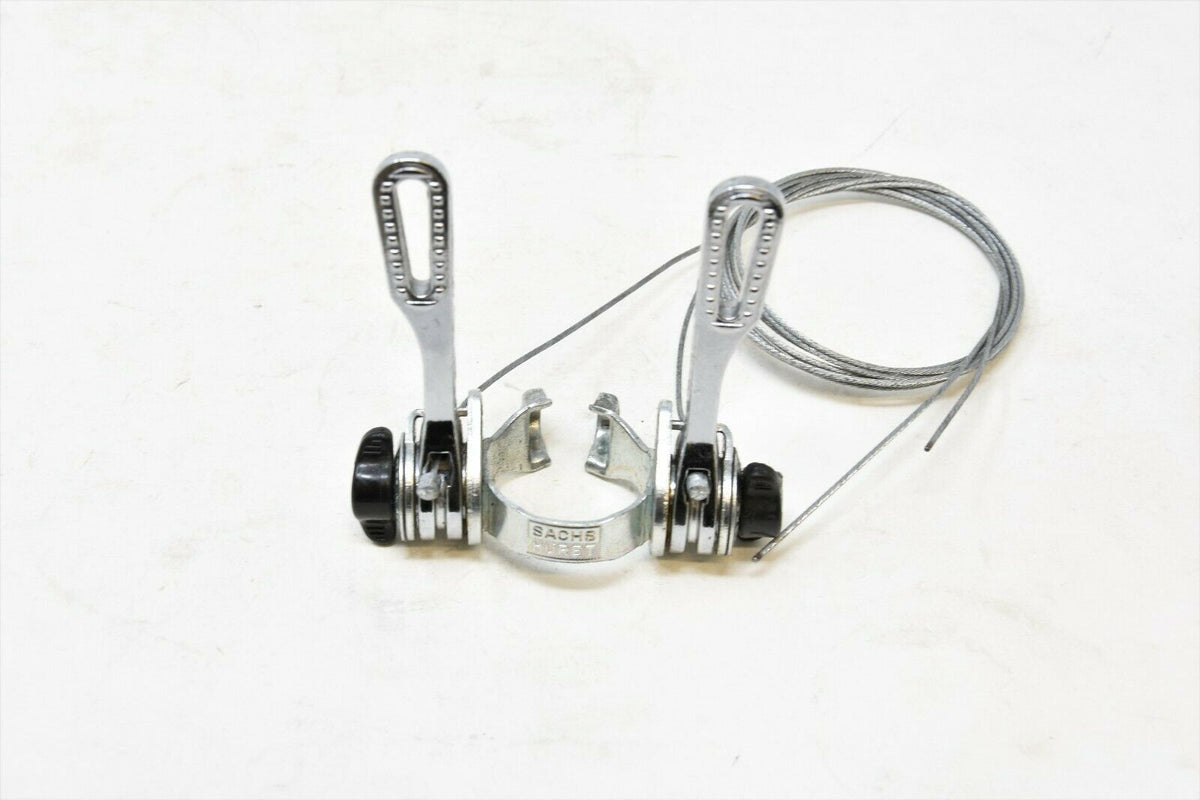 RACING BIKE SACHS HURET DOUBLE GEAR LEVERS 28.6MM FRAME TUBE FITTING V