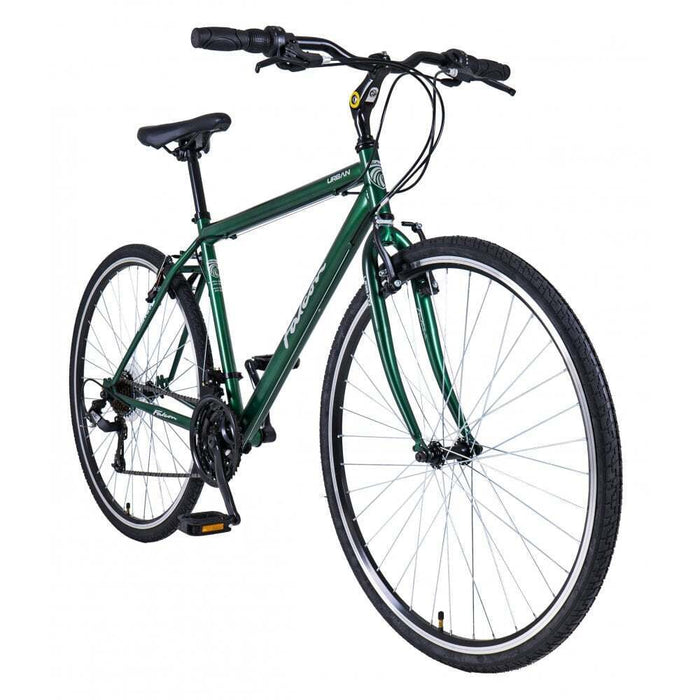 Falcon Urban 700c Wheel Mens Hybrid Trekking Commuter Bike 19" Frame Green SAVE £80 OFF £279.99 RRP