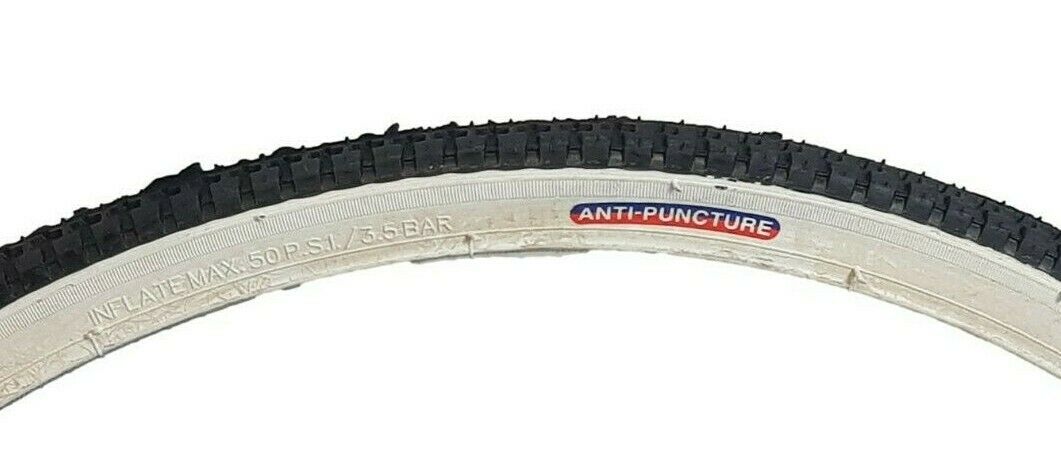 26 x 1 3/8 (590-37) Roadster Whitewall Tyre tourist Classic Dutch Raleigh Caprice