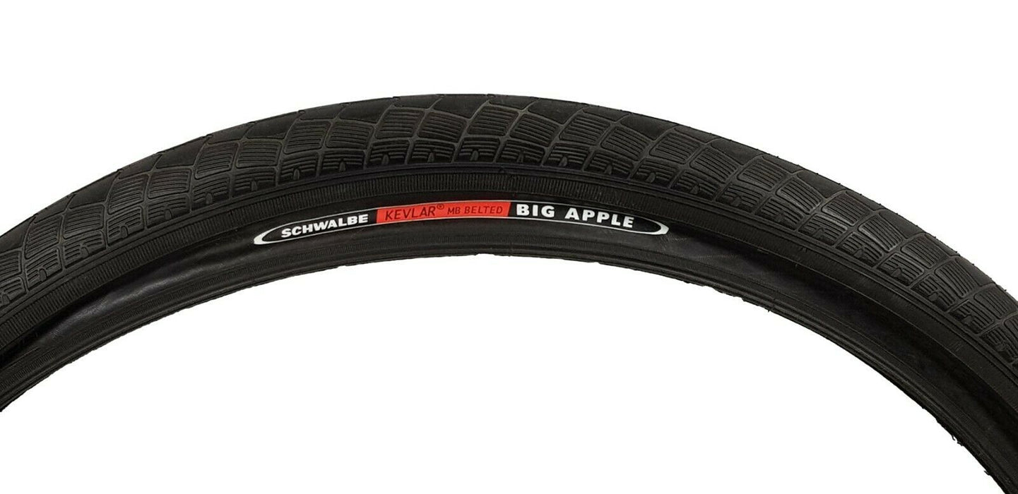 Schwalbe Big Apple 28 X 2.35 (622-60) 29er Bike Tyre With Kevlar MB Belt Black