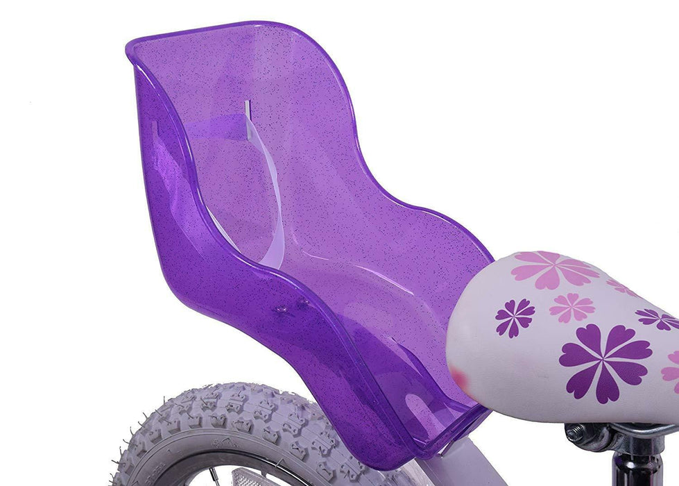 Girls Bike Purple Fantastic Gift Pack, Dolly Seat, Basket, Windmill And Tassels