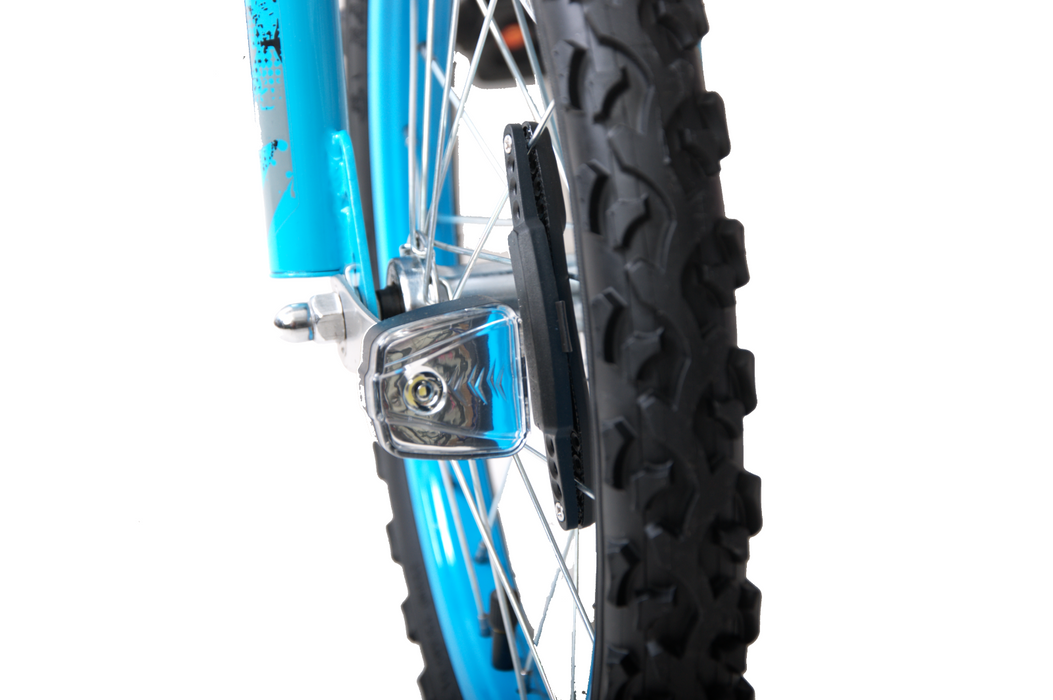Bicycle - Bike Front & Rear Dynamo LED Headlight & Taillight Set Magnetic Sensor